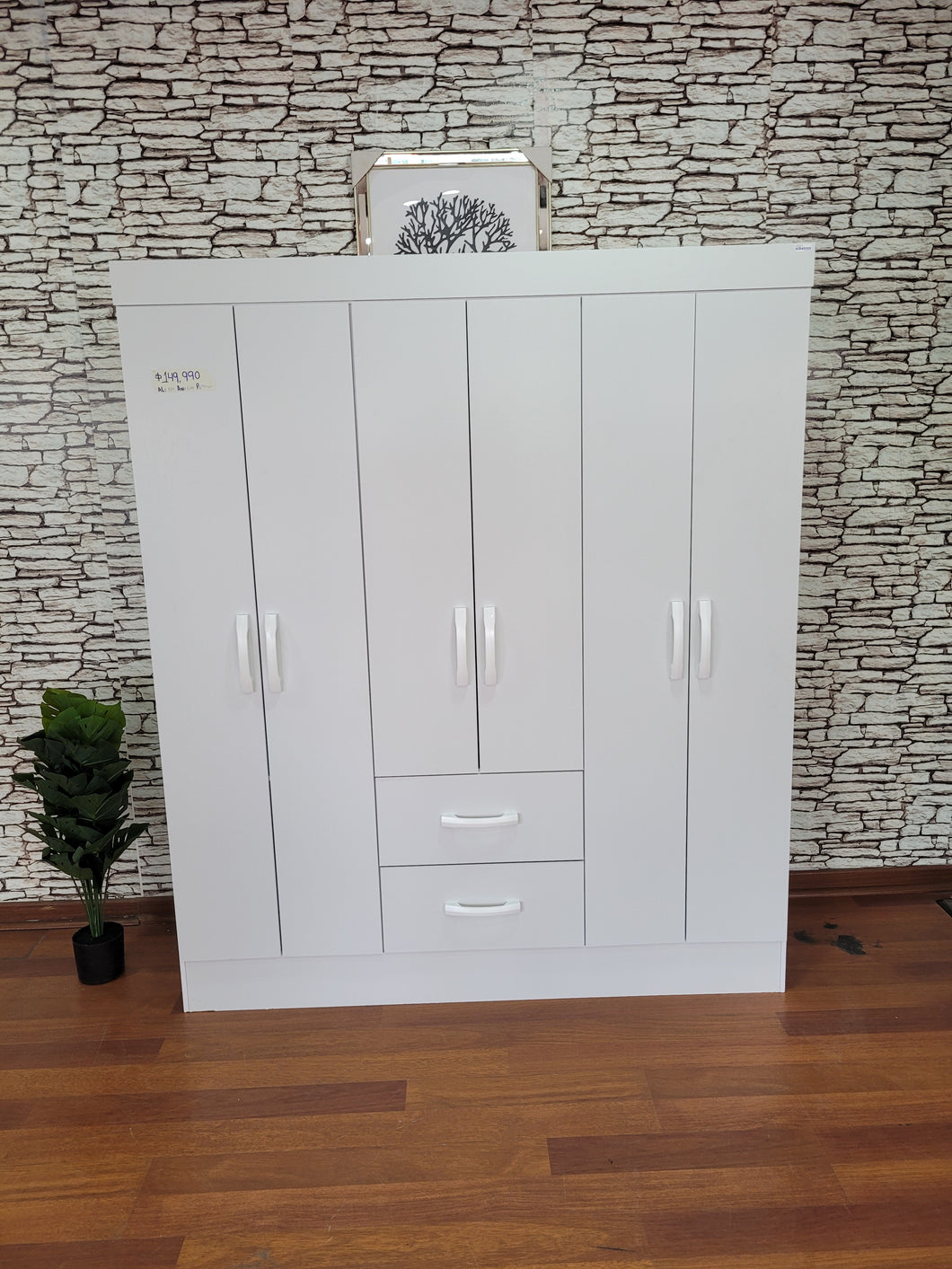 CLOSET MOBI 6P 2C BLANCO