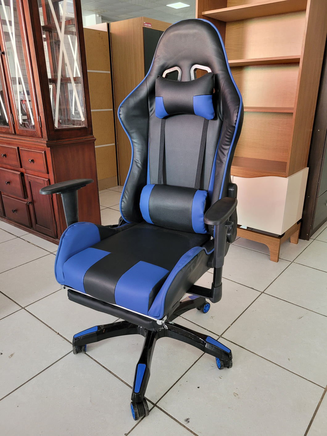 SILLA GAMER AZUL REY