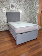 Cargar imagen en el visor de la galería, CAMA NIDO 1.5 DREAM FC GRIS PERLA LINL
