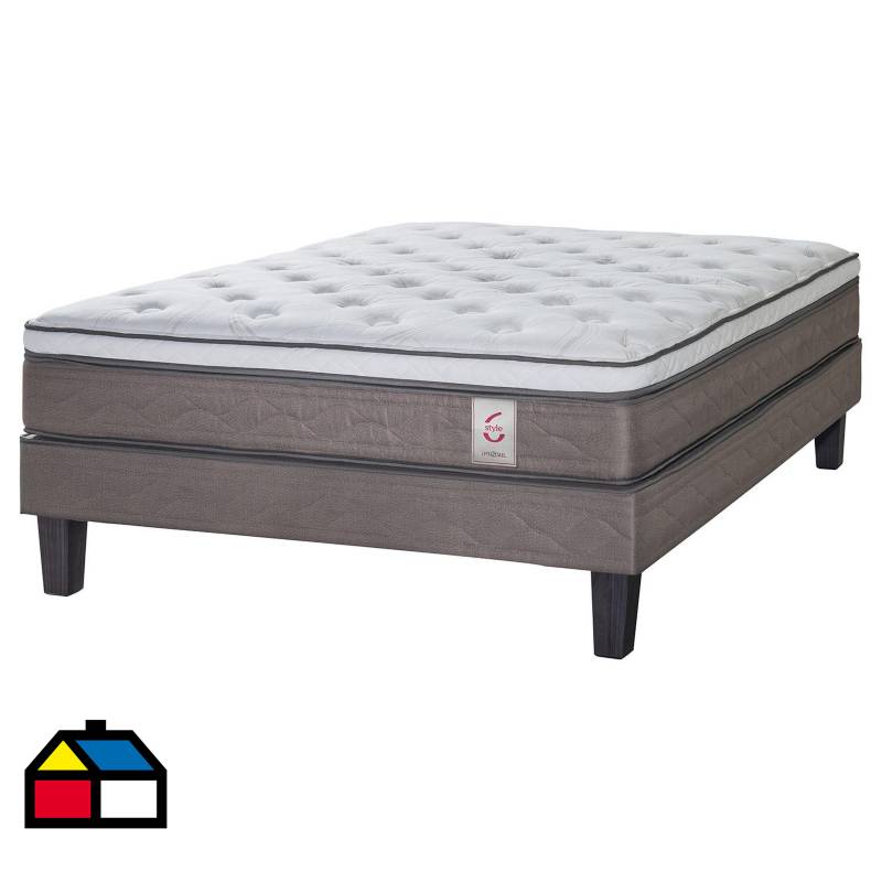 CAMA ROSEN STYLE 6, 2 PLAZAS BASE ORIGINAL AMERICANA