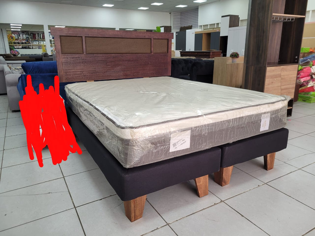 CAMA2 PLAZAS ROSEN ART 4 + RESPALDO